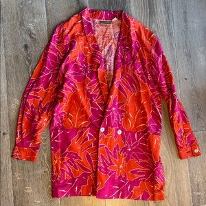 vintage LIZ CLAIBORNE 1980's linen jacket size 8 0013